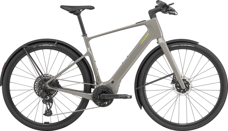 Le Tesoro Carbon ne ressemble à aucun autre vélo que vous pourriez croiser sur la piste cyclable. Inspiré de notre vélo de compétition endurance, le Synapse, son cadre carbone, son puissant moteur Bosch et ses composants haut de gamme en font un vélo incroyablement précis, léger et rapide. Faites votre choix entre la version standard haute performance et la version encore plus avancée avec changement de vitesse sans fil. Quel que soit votre choix, vos trajets quotidiens en seront transformés. 